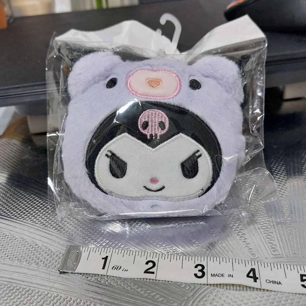 Super Cute Kuromi Soft Practical Mini Coin Purse Mini Wallet Keychain Keyring